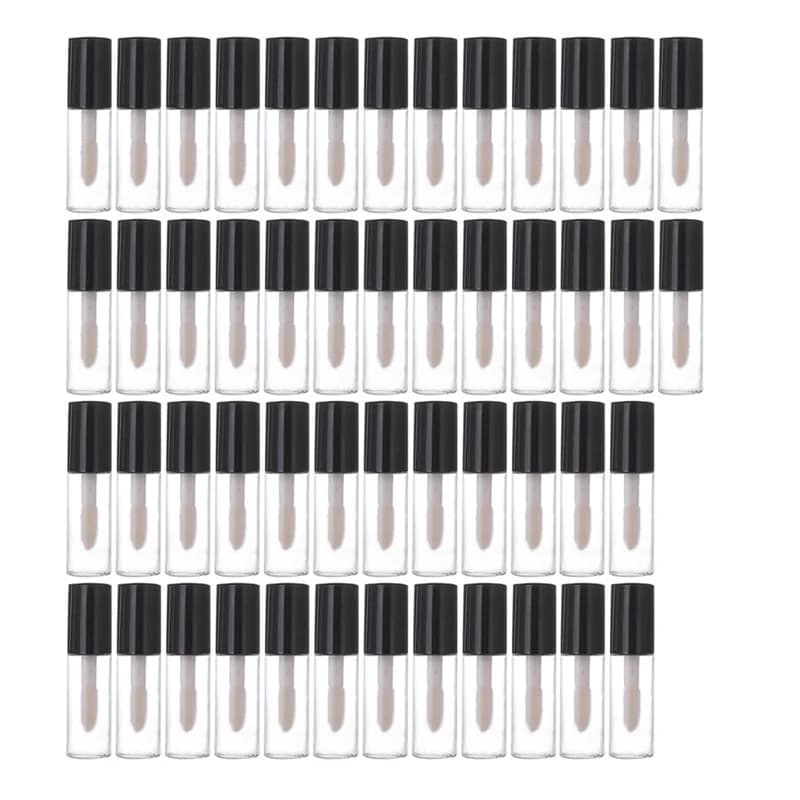 Empty Lip Gloss Tube Refillable Bottles Foundation Sample Container Liquid Lipstick Container Lipgloss Sample Bottle 50pcs
