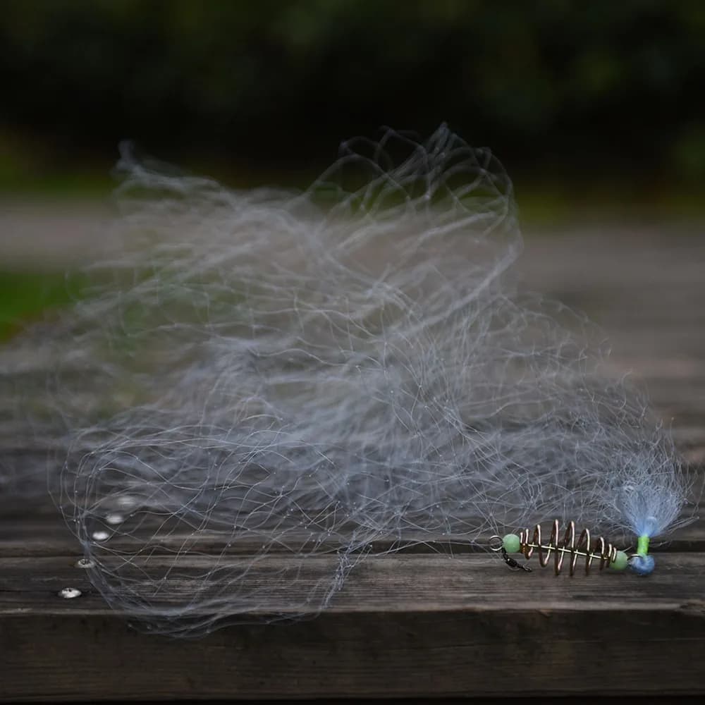 4PCS Durable with Luminous Beads Fishing Cast Net with Spring Nylon Shoal Fishing Net Fishing Mesh Net Night Fishing