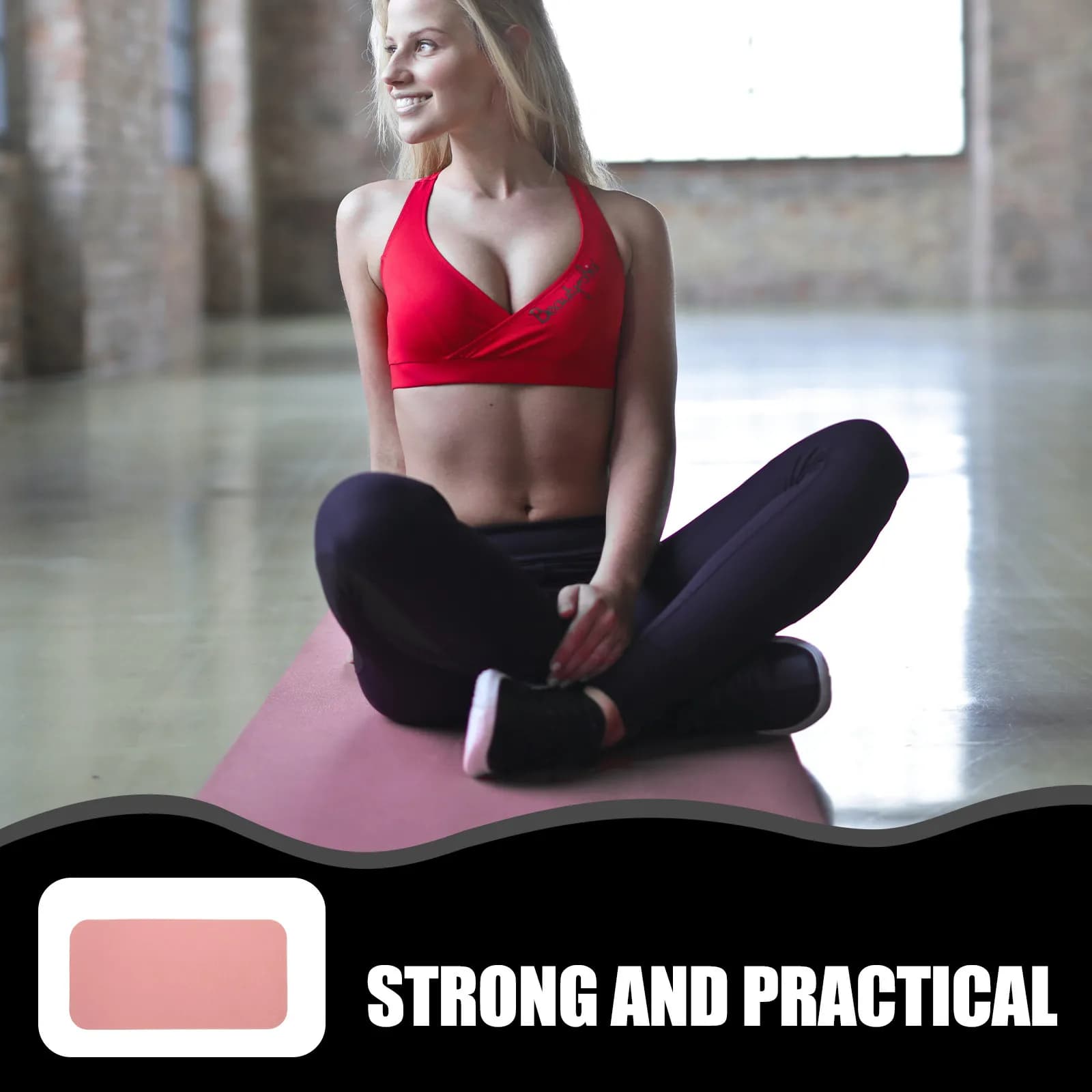 Soft Cushion for Yoga, Adult Knee Mat, Anti-slip TPE Material, Comfortable Support for Articulations, Yoga Exercise Mat