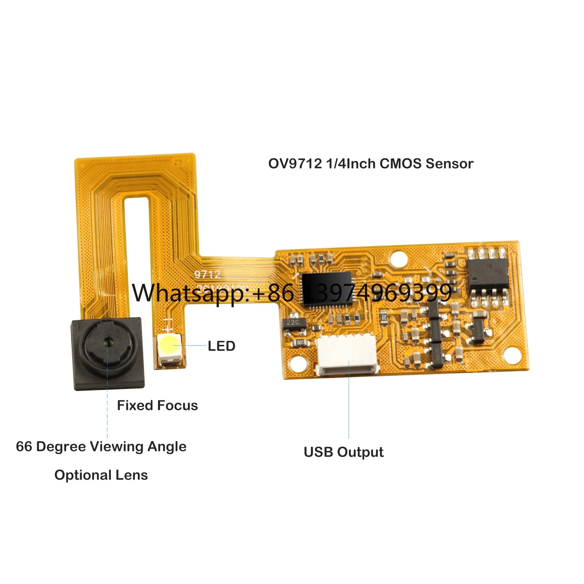 Factory Customized OV9712 720P 1mp HD Infrared Wide Angle Lens Usb UVC Drive Free Module Fixed Focus Mini Camera Webcam