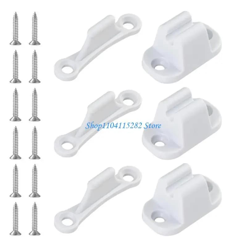 Quiet RVs Door Limiter Quick Setups Sturdy Design Door Retainer Stopper for Low Noise Travel Experience