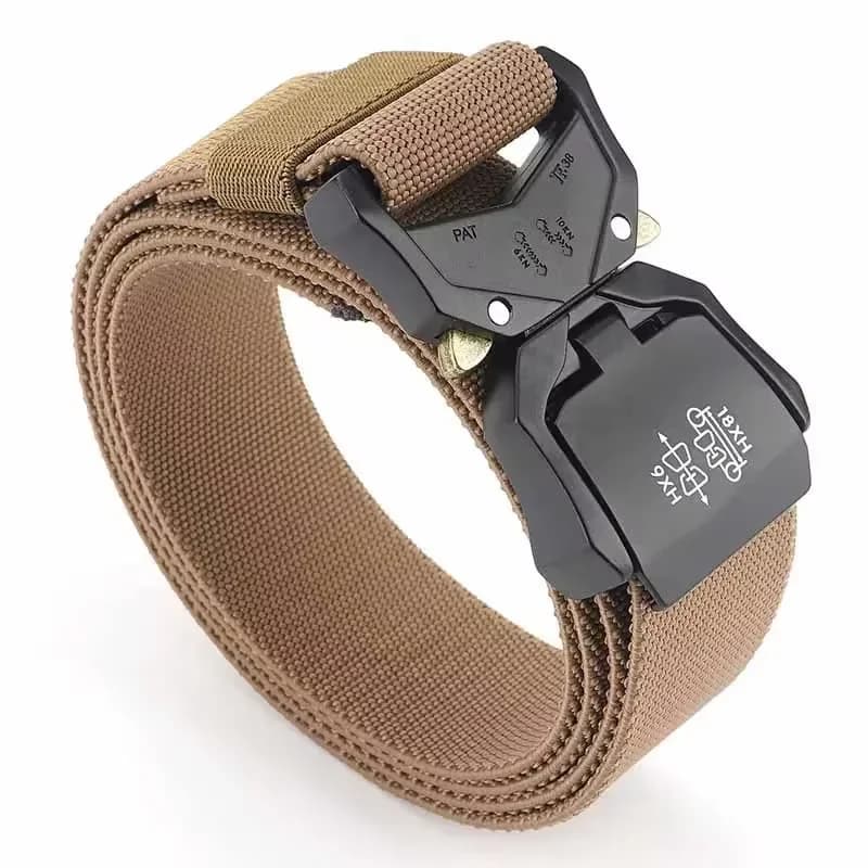 Cintura Tattica in Nylon con Fondo Antiscivolo, Resistente, Perfetta per Sport, Escursionismo, Lavoro e Uso Quotidiano