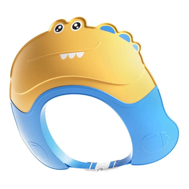 Children's shampoo head Nice waterproof cartoon Kids bathroom hat Children's ear protector Adjustable shampoo Artifact Soft shower head for baby