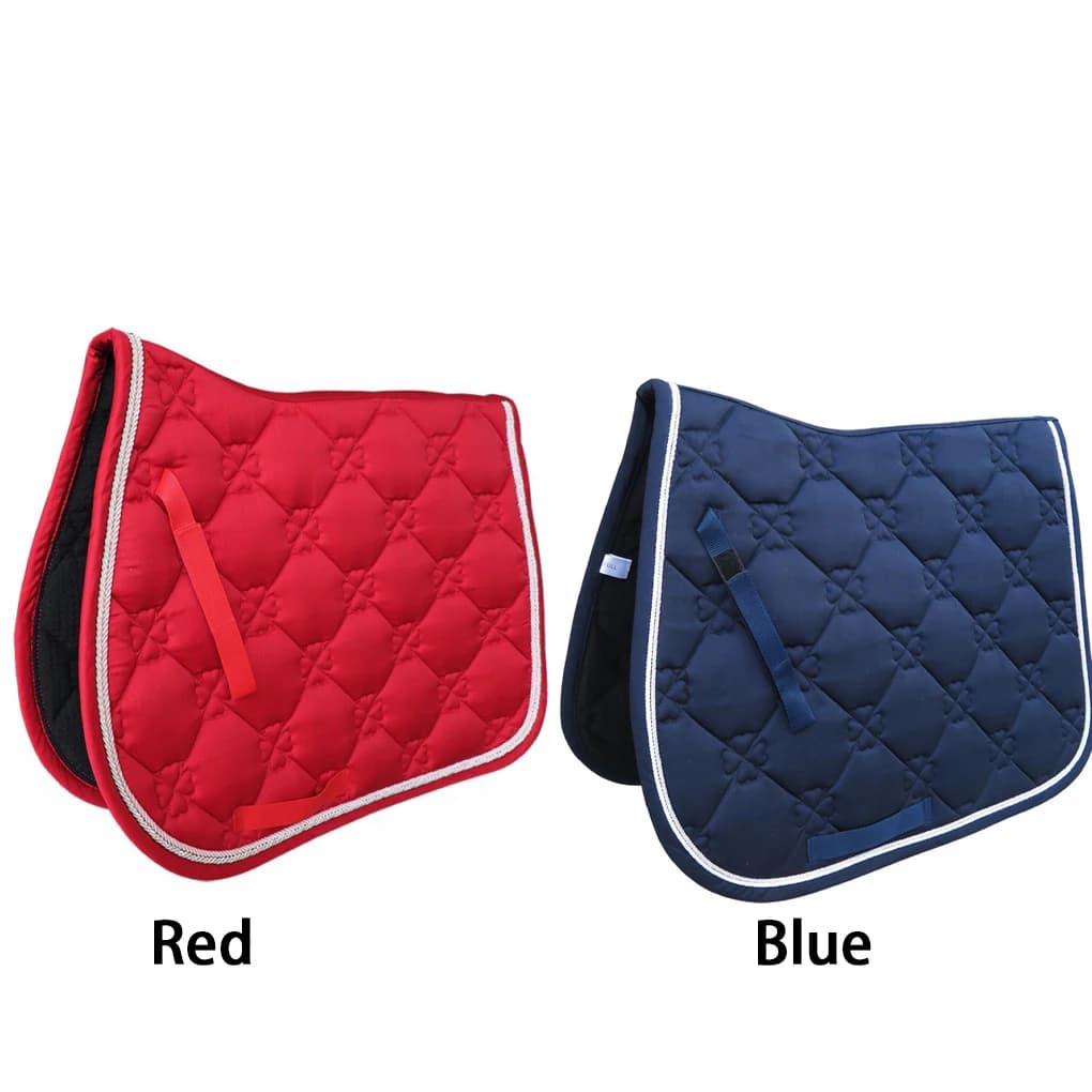 Jumping Bearing Jumping Mat sweat pad Breathable saddle cushions Elastic cotton thickened with double rope double roller for horse equipment