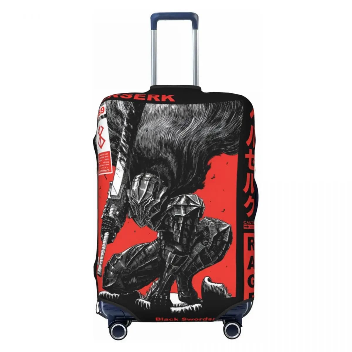 Custom B-Berserks Luggage Cover Fashion Brand Warriors Imprinted Warrior Comic Suitcase Protector Covers Suit For 18-32 inch