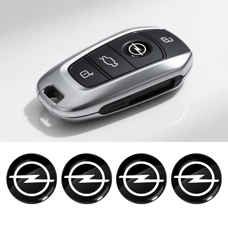 14mm Distintivo speciale adesivi per chiavi telecomando auto Per Opel Astra j Insignia Astra g Corsa Zafira b Mokka Vivaro Meriva