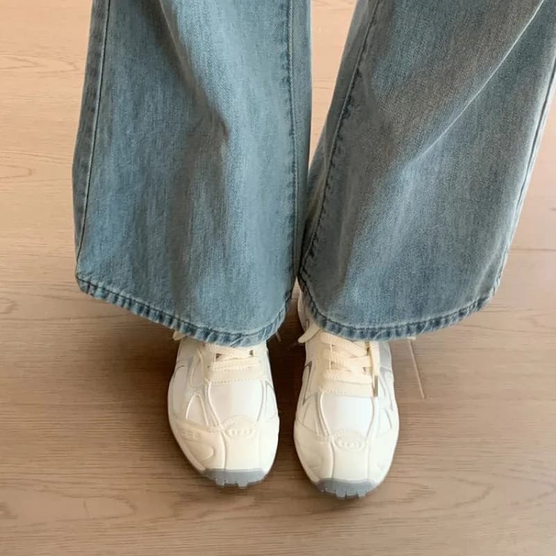 Scarpe Sportive Basse da Donna 2026 Nuova Collezione Primavera Punta Tonda Suola Morbida Antiscivolo Resistente all'Usura Scarpa Singola a Taglio Basso Sneakers Casual alla Moda