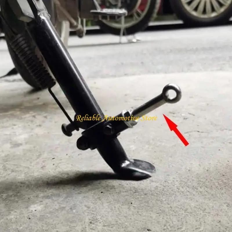 M68B Adjustable Motorcycle Footrest Support Stand Nonslip for Secure Parking Display