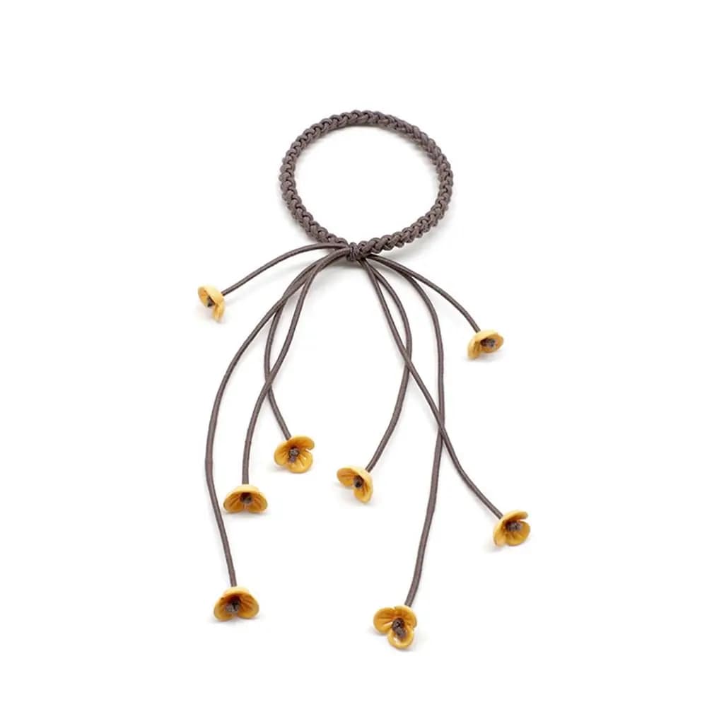 Elastici per Capelli Fatti a Mano con Fiocco in Nastro per Ragazze e Donne, Accessori per Capelli alla Moda