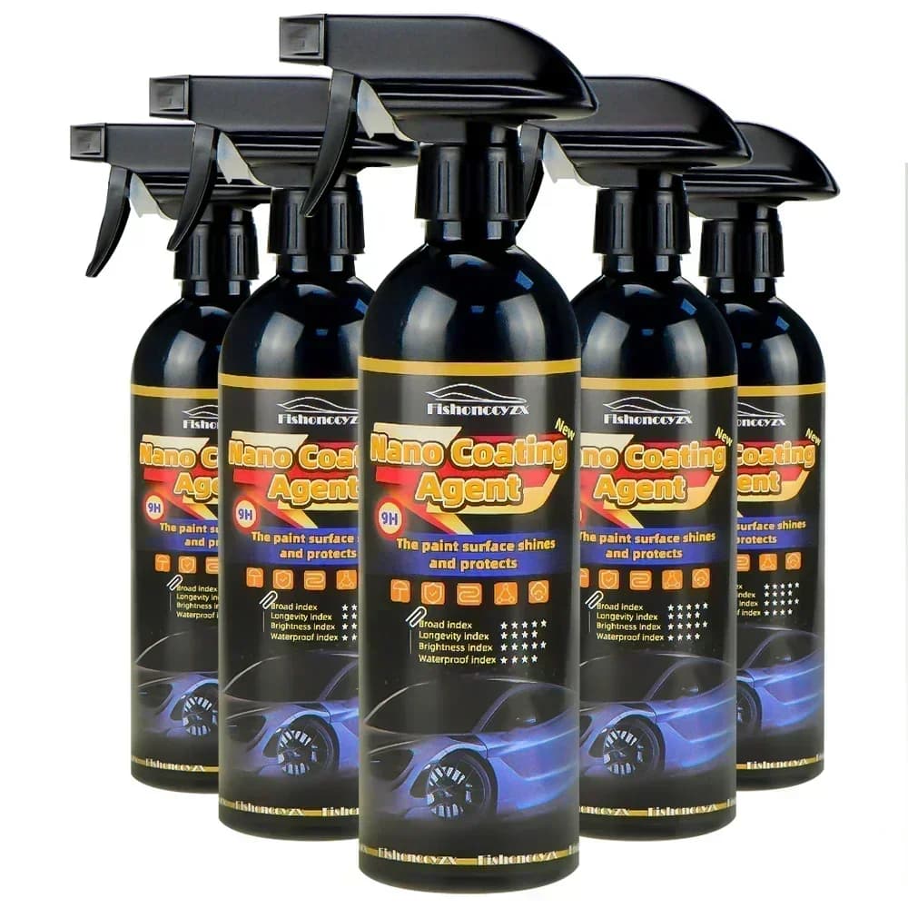 Rivestimento per auto in ceramica 1000ML 9H Nano Liquid Glass Plated Crystal hydrofobic Waterproof Polishing Paint durezza Car Polish Wax