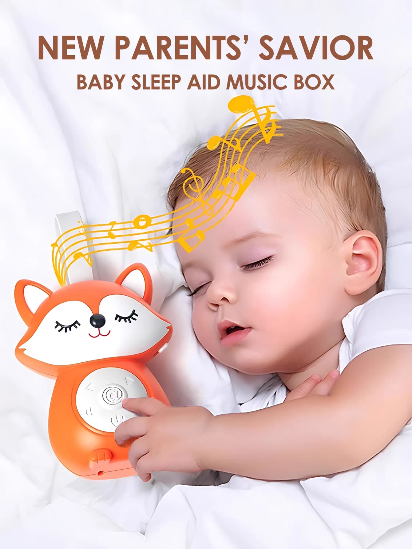 1pc bambino bianco rumore succhietto macchina con 5 suoni rilassanti timer musicale per neonato bambino aiuto per il sonno passeggino uso domestico