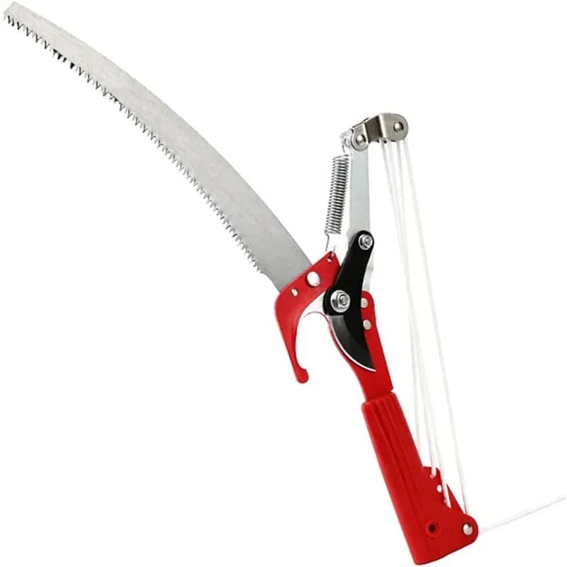 Practical New 2 In 1 Extendable Tree Pruner Saw Outdoor High Branch Scissors Pruning Shears Garden Tools Tree Trimmer Pruning
