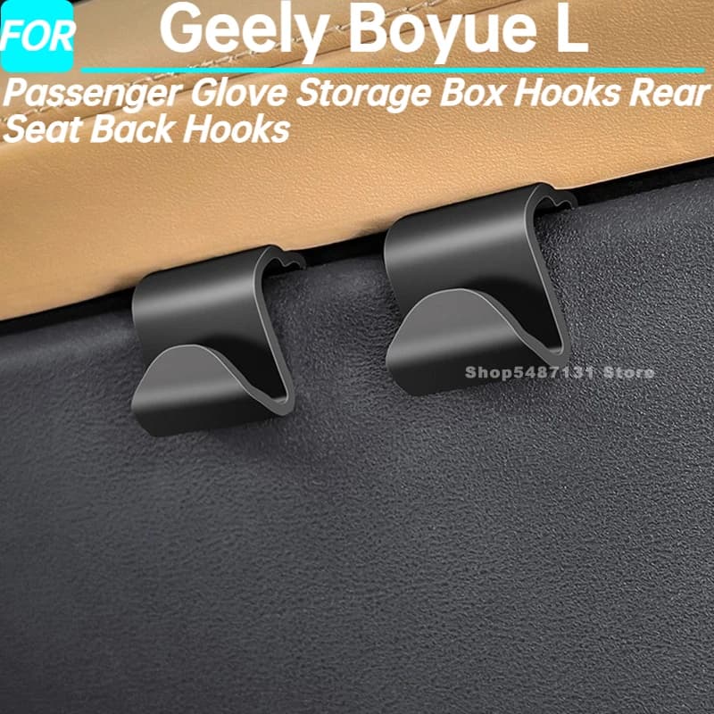 Ganci per scatola portaoggetti per guanti da passeggero Ganci posteriori per sedile posteriore per accessori interni Geely Boyue L 2024 2025