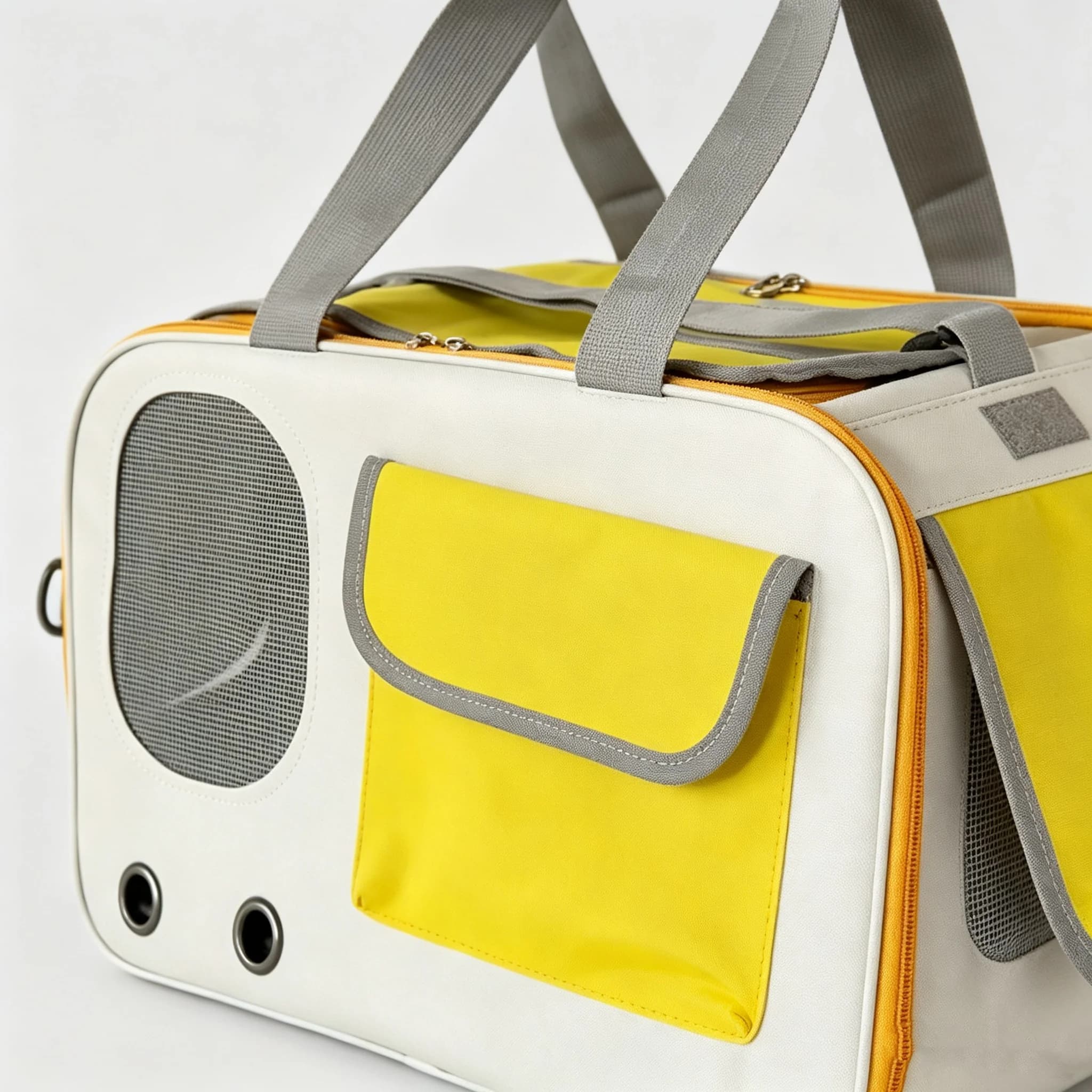 Foldable Airline Approved Pet Carrier Bag for Small Dogs Cats Puppies Rabbits Durable Oxford Fabric Travel Tote with Ventilation