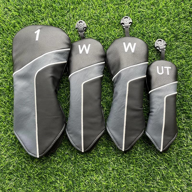 Sports Golf Club #1 #3 #5 copricapo in legno Driver Fairway Woods Cover PU Leather copricapi per Putter di alta qualità