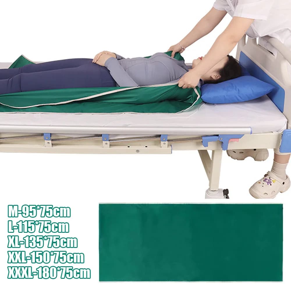 Washable Transfer Bed Cloth Sliding Sheet Changing Paralyzed Patients Position Bearing for Body Lifting for Seniors Disabilities in Bed