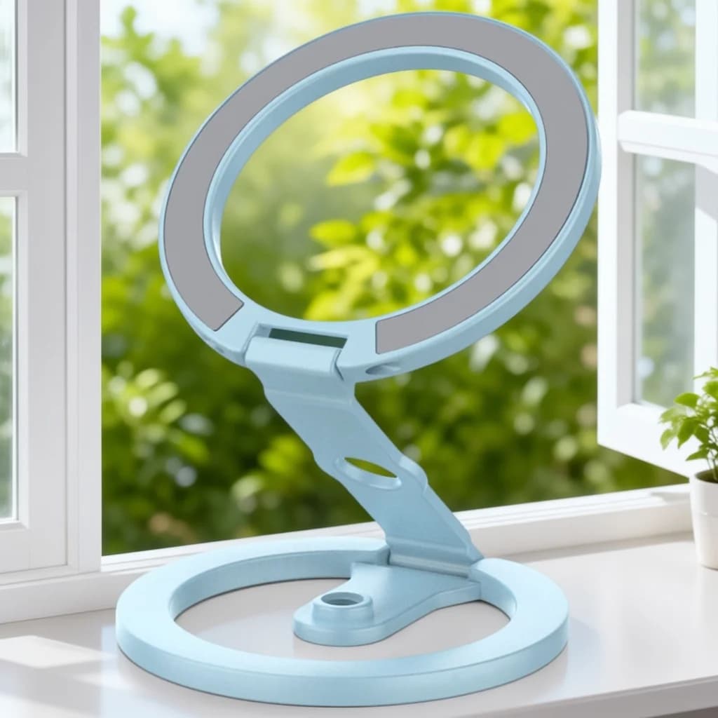 Supporto Magnetico per Telefono MagSafe, Anello Magnetico Bifacciale, Supporto Rotante e Pieghevole in Metallo