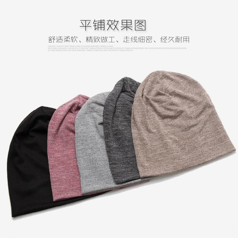 Women's slouchy cap for men, soft, breathable, elegant, solid color, comfortable casual cap