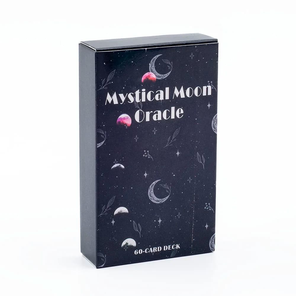 Mystical Moon Oracle gioco da tavolo 60 carte con significato per SoulmateDivination Party Desktop Toy Entertainment Leisure