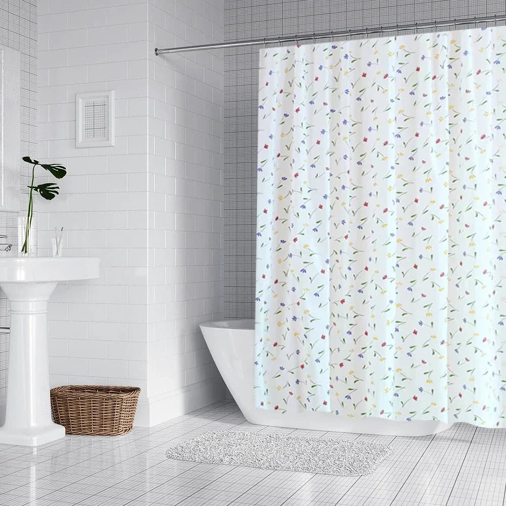 Stampe Bagno Decorazioni per la casa Schermo da bagno Tenda da doccia Tende da bagno con ganci