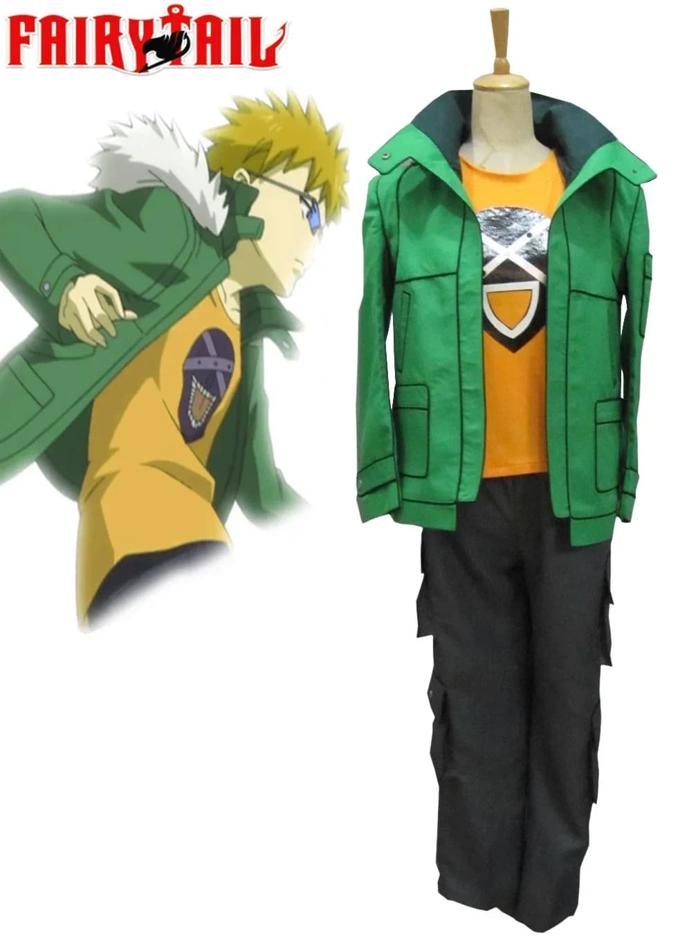 Costume cosplay Fairy Tail Leo Loke realizzato su misura in qualsiasi dimensione
