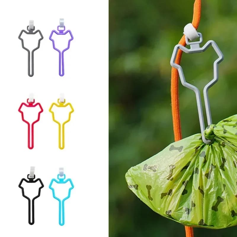 Accessorio bordo cane tastiera pulizia cacca gomma detergente borsa iphone Kit di pulizia Clip Pet Waste pannolini guinzaglio a mani libere facile