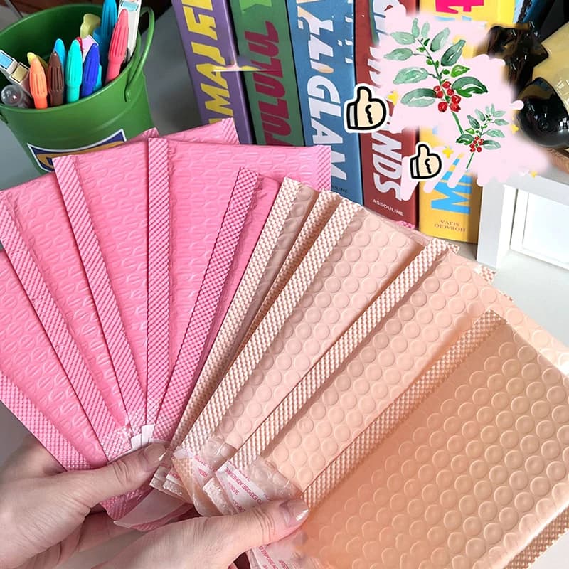 10pcs/Pack Bubble Bag Thicked Express Package Bag Self Adhesive Courier Shipping Mailers Sticker Holder