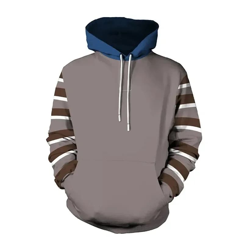 Men's 3D Hoodie Pullover Ticci Toby Jacket Cosplay Costume Anime Casual Sweatshirt plus Size Autumn Whol