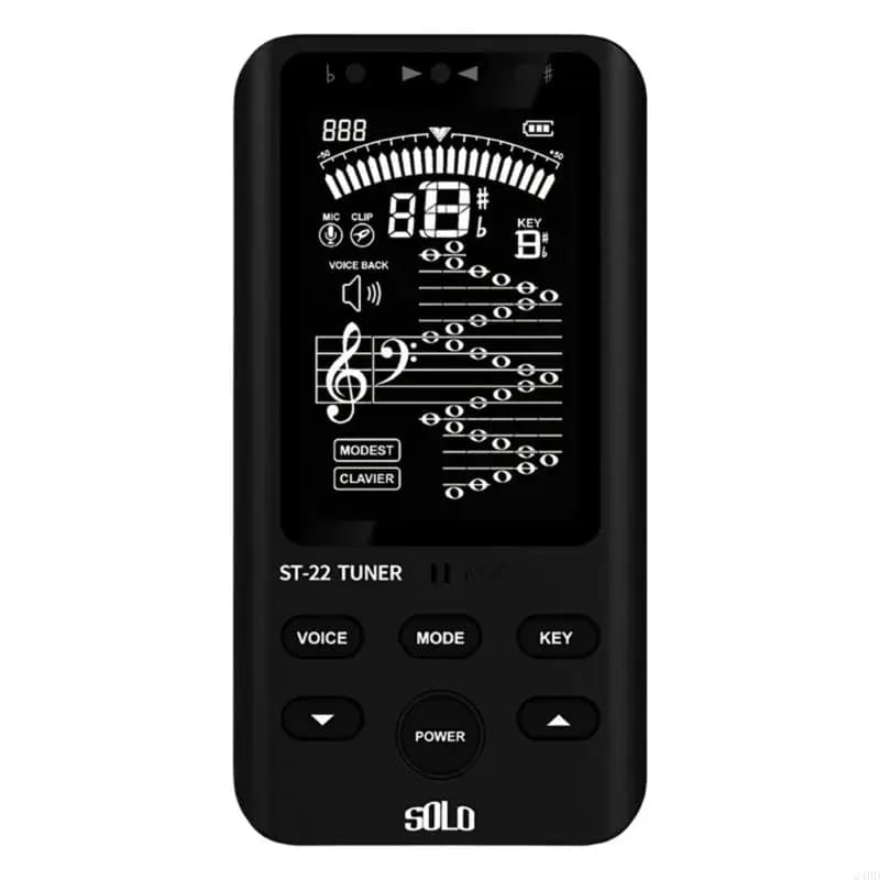 Accordatore digitale per metronomo precisione con suono successivo per chitarra basso violino ukulele accessori 24BD