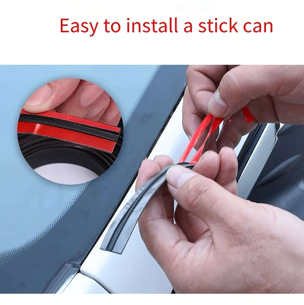 Striscia sigillante per parabrezza auto da 4 m/157,48 pollici - Guarnizione in gomma da 14 mm/19 mm per tetto e bordi dei finestrini auto, insonorizzante e fonoassorbente