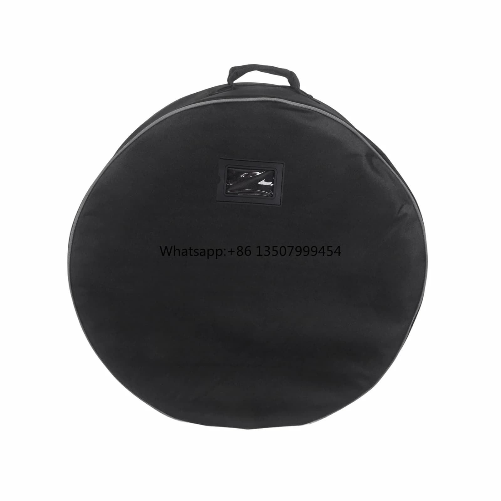Copertura per Pneumatico Anteriore Moto in Oxford 600D Nero, Diametro 61cm, Altezza 16cm, Nuovo Marchio TMRC Stile China-Chic