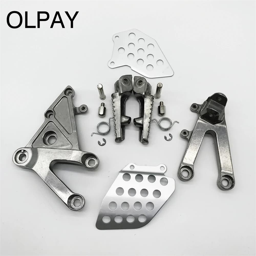 Anteriore pedane pedane Poggiapiedi Staffa Per CBR600RR CBR 600RR F5 2003 2004 2005 2006 03 04 05 06 in lega di alluminio