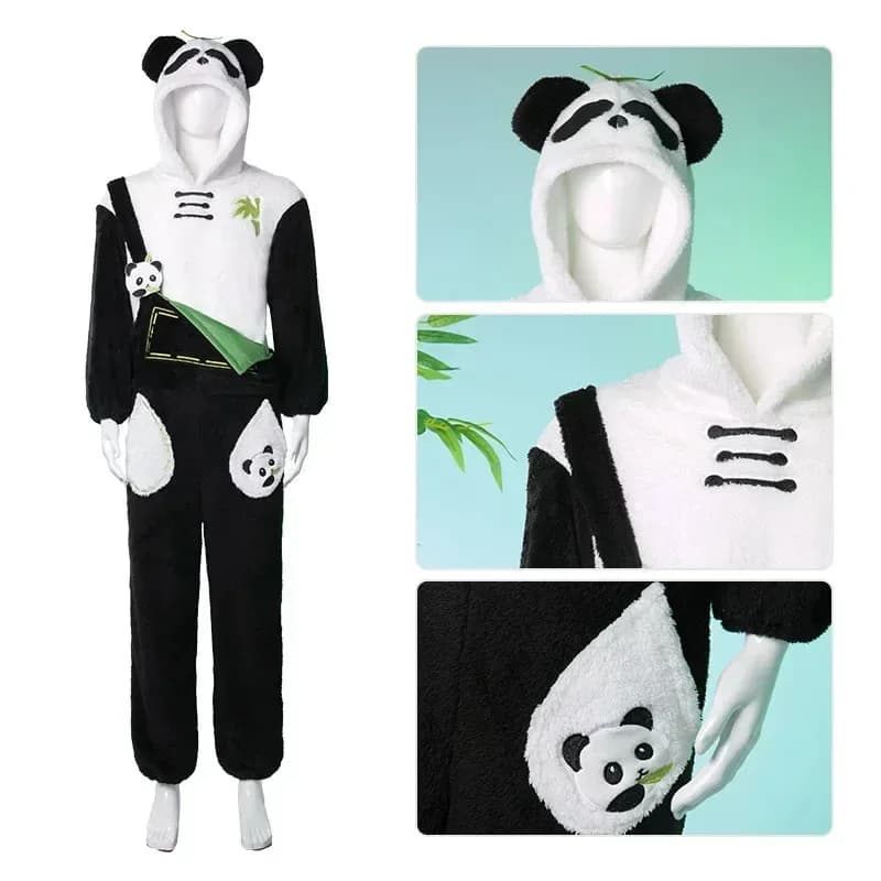 Gioco d'amore e spazio profondo Xavier Costume cosplay Seiya Raphael Pigiama di peluche Panda Uniforme Natale Pigiama x;2,f;5.n;