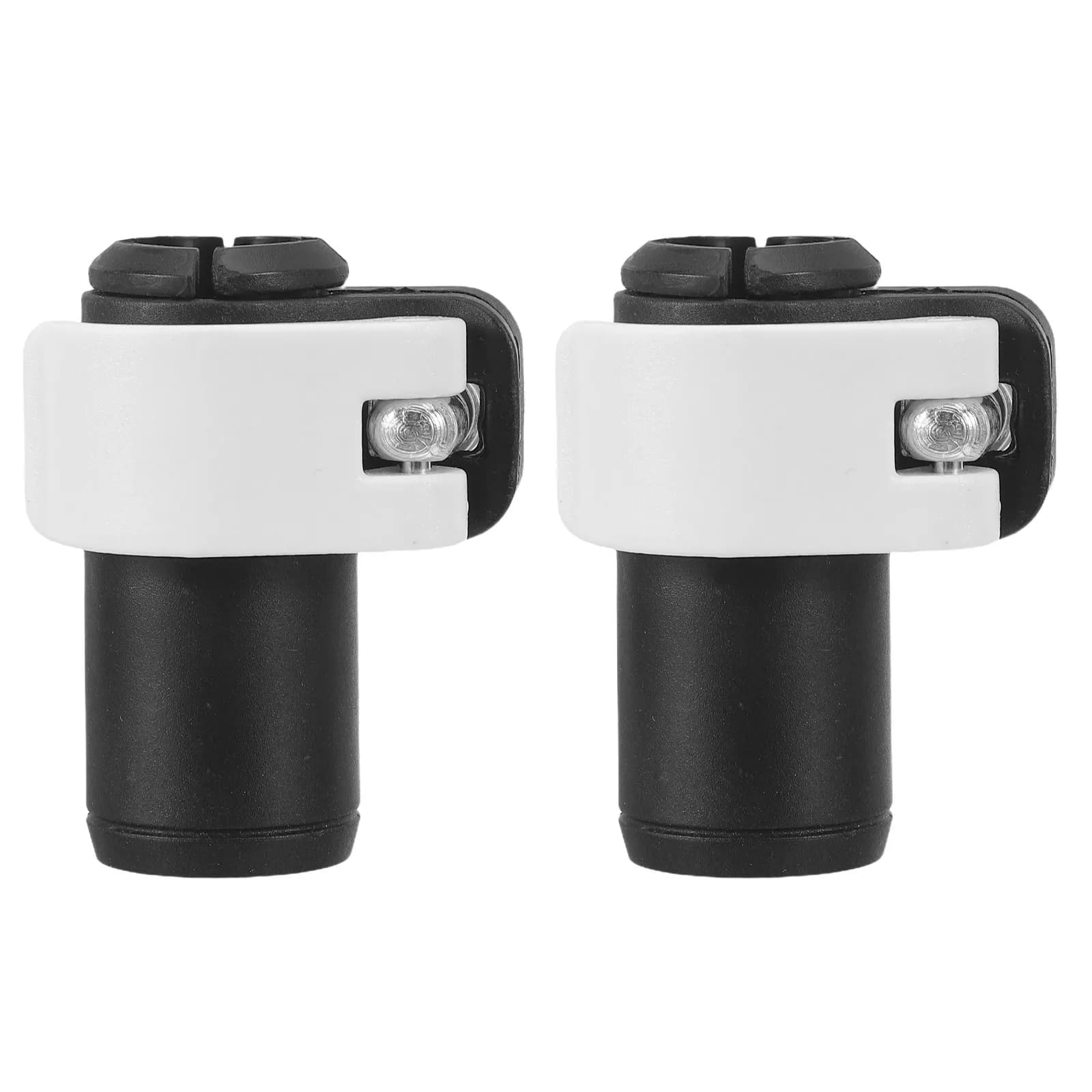 2 Pieces Blocking Clips for Trekking Sticks, External Drawing Closure, Quick Hook Buckle for Hiking Sticks, Climbing and Backpacking