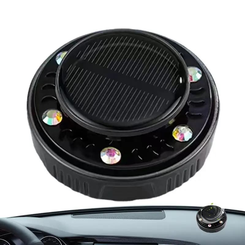 Diffuser for car Deodorant for environments Diffuser of solar energy fragrances Multifunctional rotating disc shaped steering disc