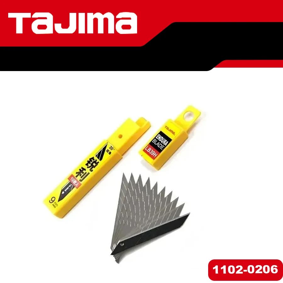 TAJIMA LB50DH Set of 10 Solid Blades for 18mm cutting tool, Accessories 1102-0206