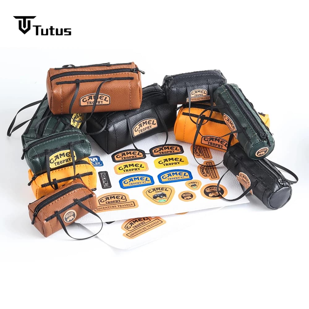 Borsa da Viaggio in Similpelle per Decorazione Scala Crawler, Compatibile con 1/10 1/16 1/18 SCX10 TRX4 TRX4M WPL