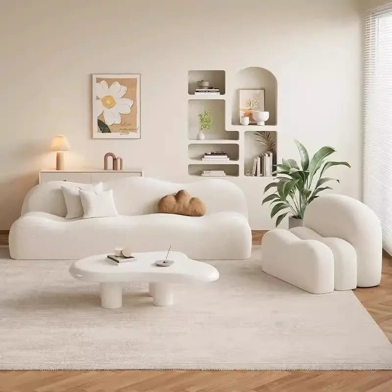 Divani da soggiorno a nuvola carina Mini Cloud Divano moderno da esterno per bambini Letto per cani umani Rilassante Sillon Cama Mobili in stile cinese