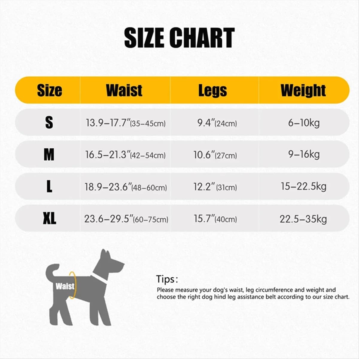 AM38M Imbracatura per cani regolabile Gambe posteriori Supporto per anca Strumento di assistenza per cani da compagnia per aiuto e riabilitazione delle legamenti Imbracatura di sollevamento L