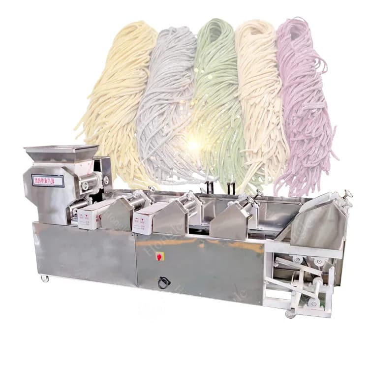 Macchina per la produzione di pasta automatica commerciale per tagliatelle all'uovo Macchina per la produzione di pasta elettrica cinese istantanea/fredda/secca