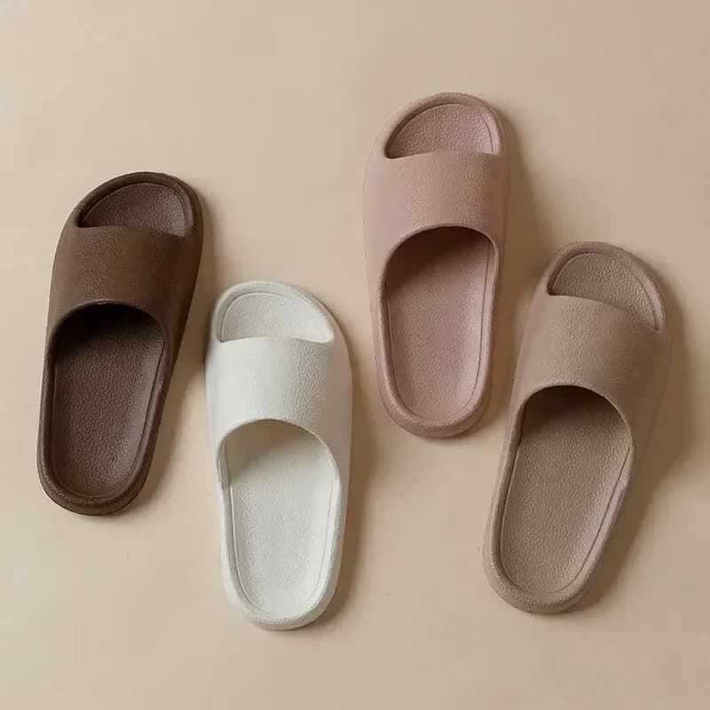 Ciabatte da donna alla moda, estive, piatte, leggere in EVA, per casa e bagno, comode, massaggianti, per coppie, da interno, per doccia