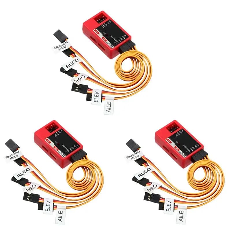 QWE-3X For FMS Reflex V3 Flight Controller Gyro Stabilizer RC Aircraft FMS Warbird Fixed Gyro Functionality Drone Helicopter