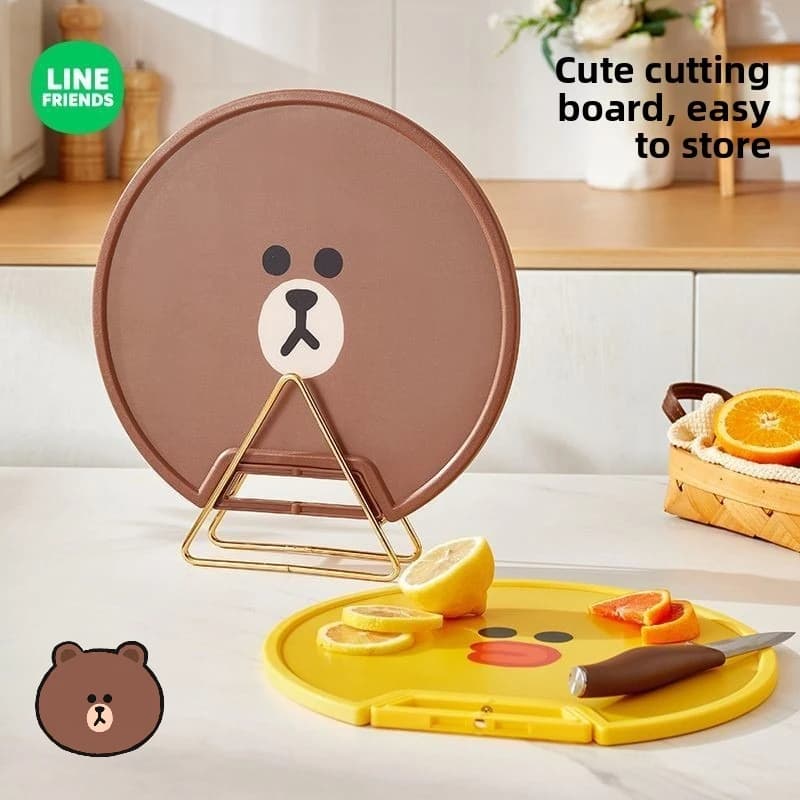 LINE FRIENDS Brown Cony Sally Anime Cartoon Cute Kawaii Tagliere for Domestic Use, Tagliere for Fruit and Vegetables, Gift, Wholesale