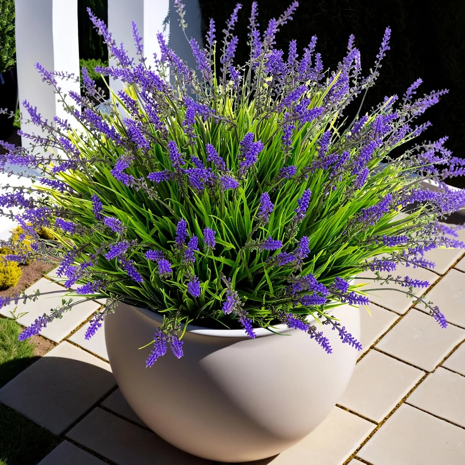 10/40 pezzi di piante di lavanda artificiali realistiche - Adatte per lavori artigianali, decorazioni per la casa e matrimoni, possono essere abbinati a rose viola e altri fiori artificiali/deboliti, dall'aspetto quasi