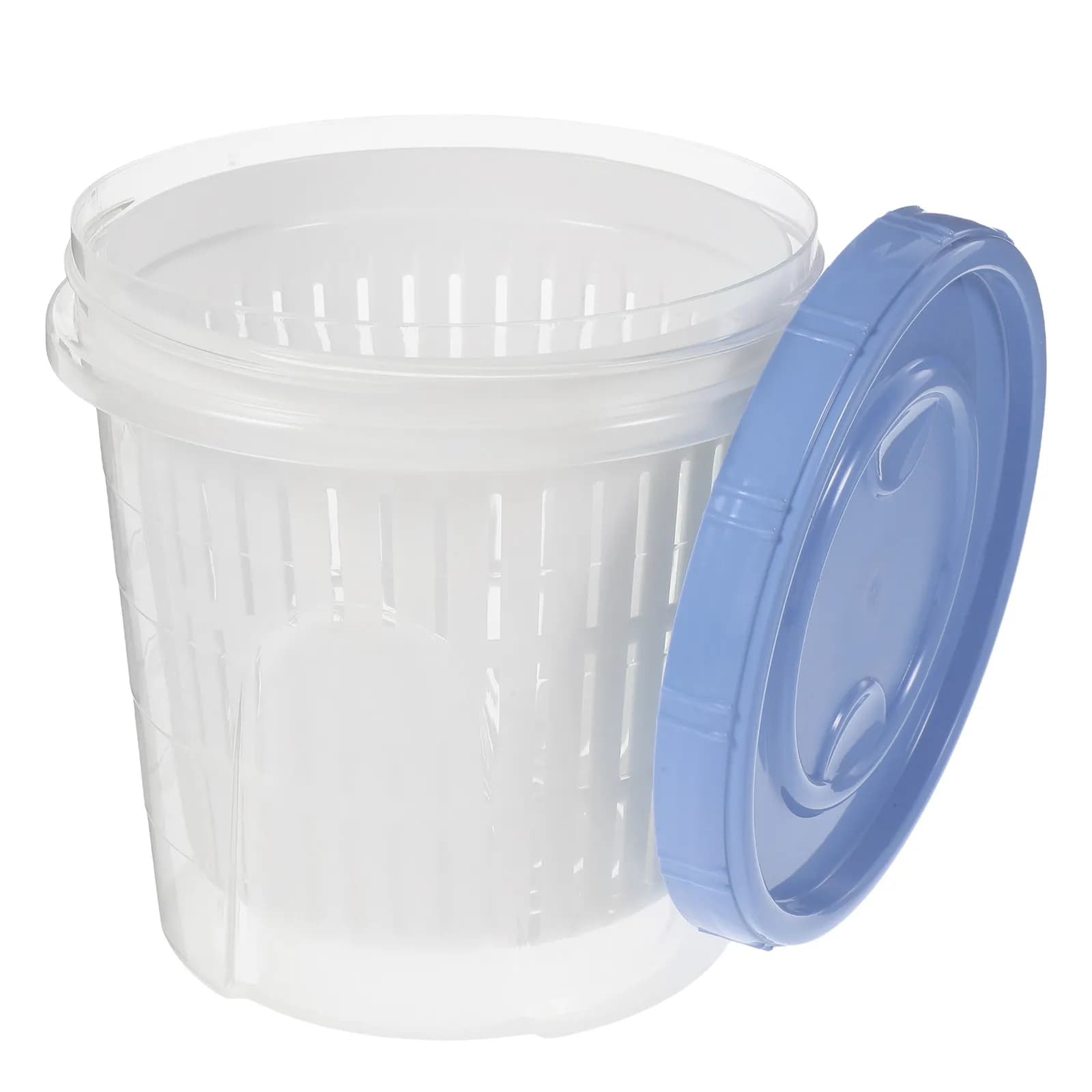 Pickle Jar Bubble Strainer Insert Airtight Lid Food Storage Container Keeper Lifter Fruit Olive Vegetable Fermenting Container