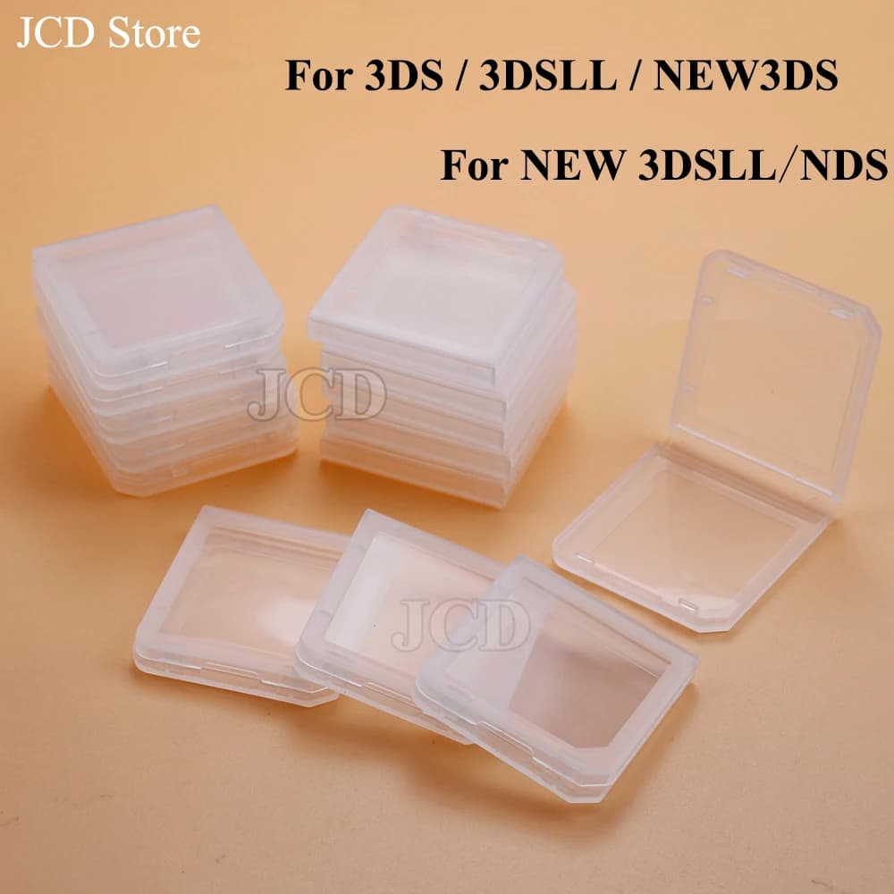 5/10 pezzi custodia per cartucce di gioco in plastica trasparente copertura antipolvere per Nintend NEW 3DS NEW 3DS LL NDS scatola di gioco antipolvere facile da riporre