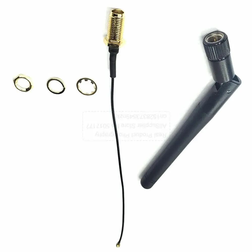 2.4G WIFI 3dbi Antenna to SMA Female Connector 15CM + SMA Male Antenna Kit 2400MHZ-2500MHZ