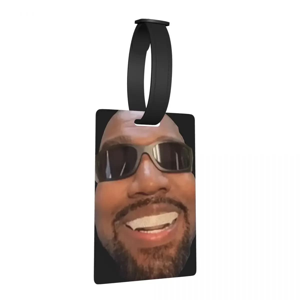 Kanye West Meme Face Super Bowl Etichette per bagagli Accessori per valigie Viaggi Carino Bagaglio Imbarco Tag Porta etichette ID Nome Indirizzo