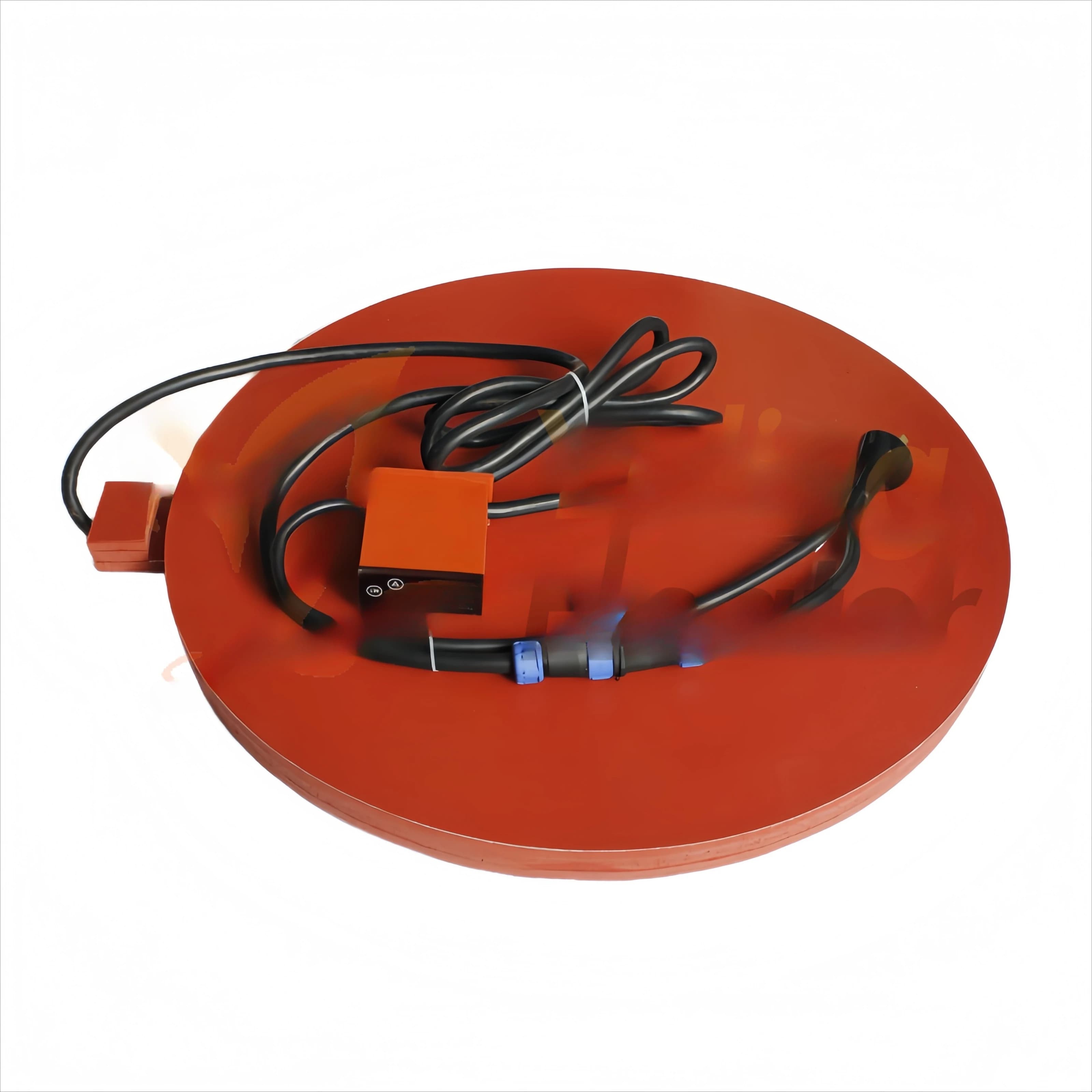 Silicone rubber round electric heating plate drum bottom anti-corrosion pad professional insulation liquid bucket insulation pad