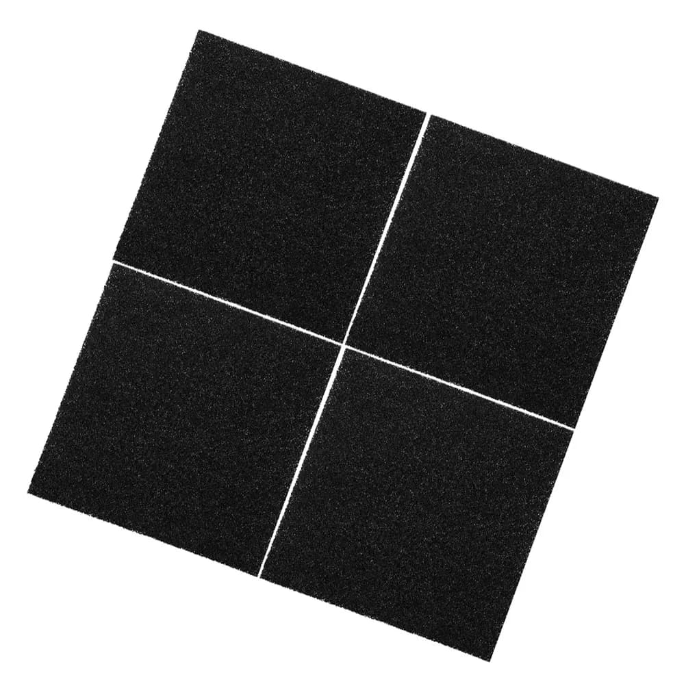 4Pcs Kitchen Compost Bin Filter Replacement Cat Litter Box Filter For Office Kitchen High Efficiency Charcoal Square